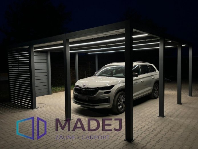 DoppelCarport 6x6 mit LED